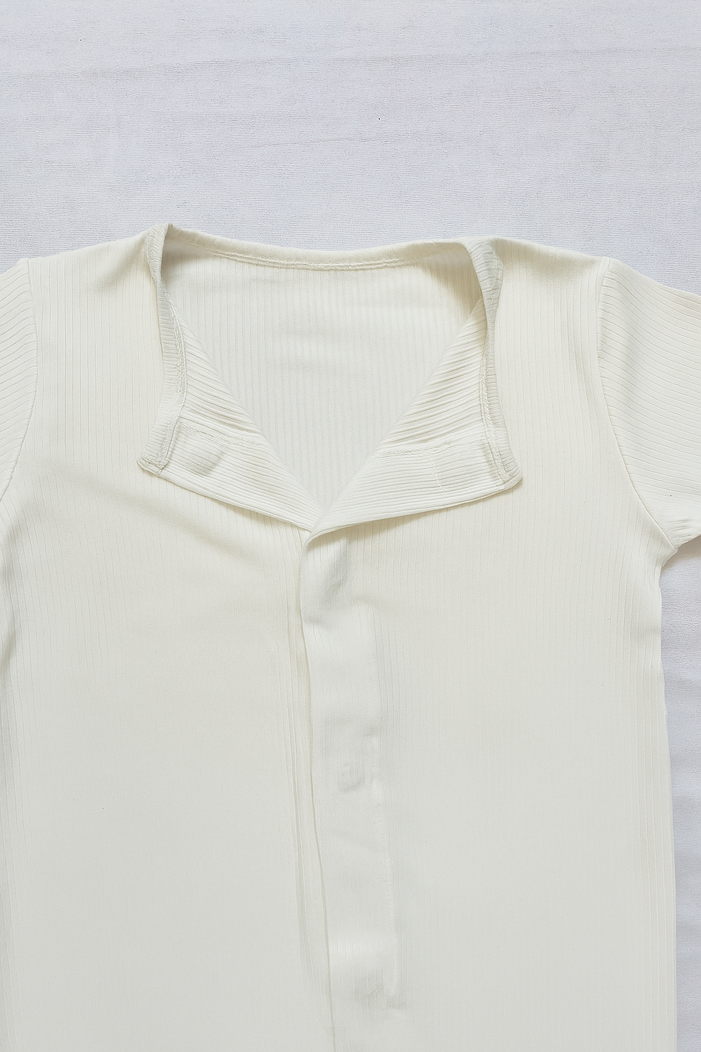 Magnetic Baby Jumpsuit - White