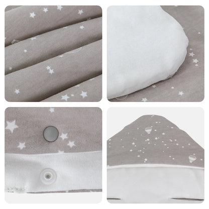 3-in-1 Baby Swaddle Wrap for Stroller & Car Seat | Universal 5-Point Harness Fit